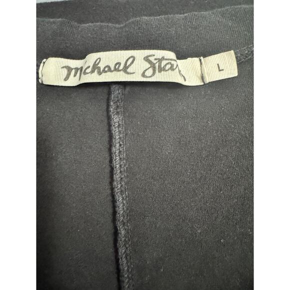 MICHAEL STARS Midi Tank Dress in Black Sz Large - Picture 4 of 9